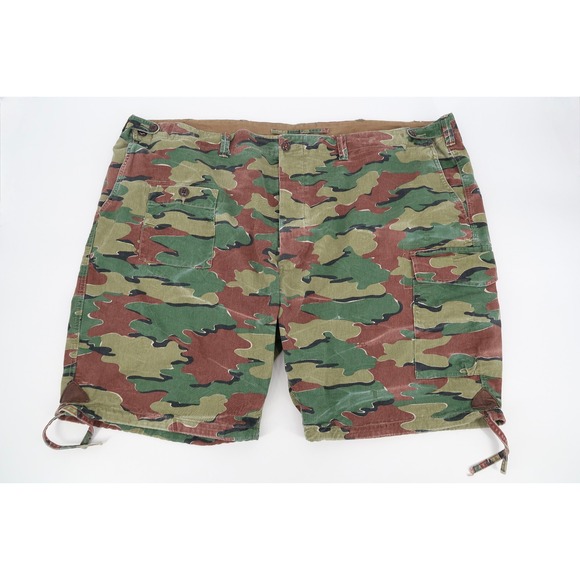 Vintage Ralph Lauren Shorts Mens 54B Camo Jigsaw Belgian Military Combat Surplus